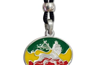 Lion of Judah Pendant Rasta Marley Reggae Jamaica Flag Necklace Boxed Jewellery
