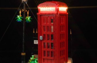 LocoLee LED Light Kit for Lego 21347 Red London Telephone Box Creative Lighting