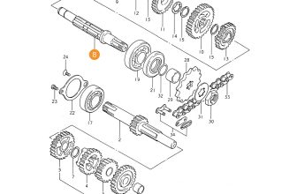 SUZUKI Driveshaft, 24131-46000 OEM