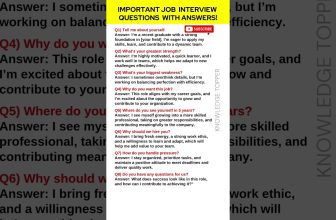 8 Most Important Job Interview Questions and Answers