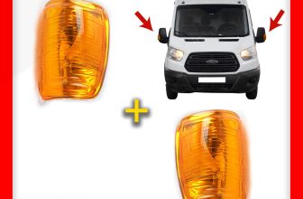 FOR FORD TRANSIT WING MIRROR INDICATOR LENS LEFT AND RIGHT SIDE 2014+ON (AMBER)