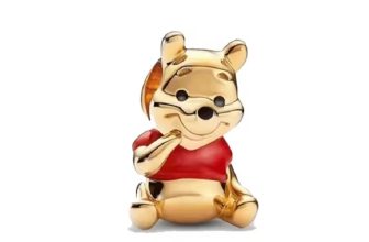 Winnie The Pooh Rose Gold Charm – 925 Sterling Silver – Winnie The Pooh Charm