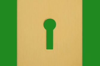 56mm x 44mm 2.2″ Rectangular Brushed Brass Lock Key Hole Cover Escutcheon Plate