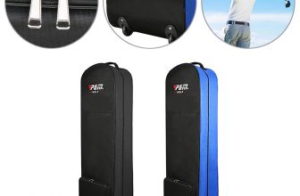 Professional Padded Golf Holiday Travel Cover / Bag Case With Wheels Lightweight