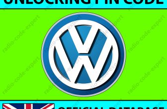VOLKSWAGEN RADIO PIN CODE BEETLE CC EOS GOLF PASSAT POLO SCIROCCO TIGUAN TOURAN