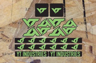 YT Industries Vinyl Custom Decals Stickers Bike Frame Kit Replacement Protective