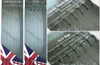 18 Fishing Tackle Carp hair rigs 20lb braid Curve Shank or Wide Gape Hook Choice