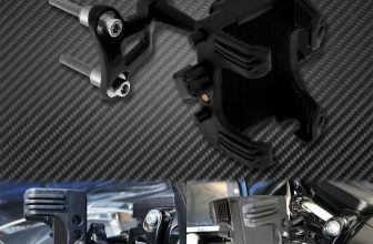 Handlebar Phone Carrier Mount w/ Bracket Kit Fit For Harley Sportster Touring