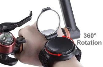 Bicycle Rearview Mirror Wristband Rear View Mirror Arm Back Mirror Wrist Strap