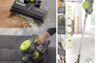 Daewoo Cyclone Cordless Vacuum Cleaner Stick/Handheld Bagless Rechargeable HEPA