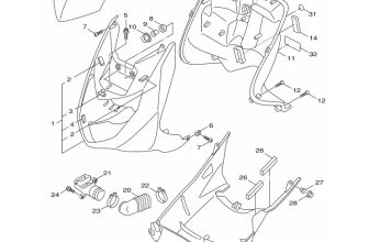YAMAHA Mole 1, 4P9-F8345-00-P0 OEM NXC125CYGNUS