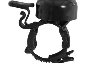 Oxford Quick Flick Bicycle Bell 27.2 to 31.8mm Black or Silver