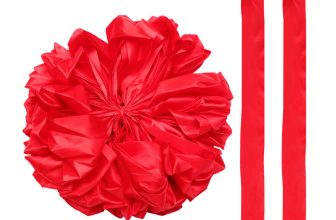 Birthday Gift Bow Large Red Car Bow Car Wrap Bow Surprise Decoration Wrap