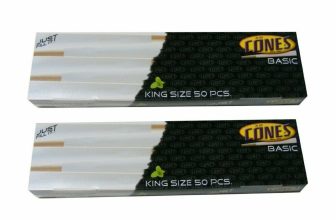 100 x Cones Basic Premium King Size Thin Cigarette Paper Pre-Rolled Cones
