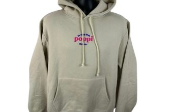 Adult Poppi Future of Soda Graphic Hoodie Sweatshirt – Blue