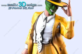 The Mask – 3D Printed Kit by Sanix 3D – Resin Grey, Fan Art