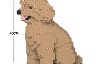 JEKCA Animal Building Blocks Kit for Kidults Toy Poodle 03C-M03