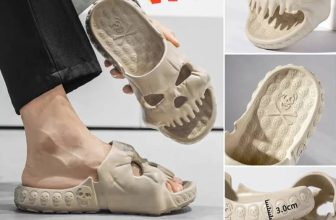 New Skull Design Men Women Slipper Summer Outdoor Fun Single Band Slides Slipper