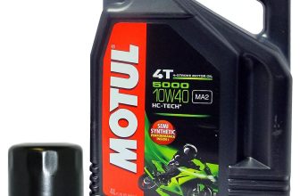 Motul 5000 4L Oil & Oil Filter Kit for Kawasaki VN 900 Classic VN900B6F 2006