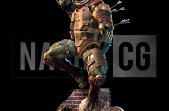 Raphael – TMNT Last Ronin – 3D Printed Kit by NachoCG – Resin Grey, Fan Art