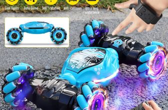 Remote Control Car 2.4GHz 4WD RC Stunt Twist Car with Lights&Music OffRoad Car