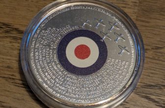 2015 RAF Their Finest Hour Battle Of Britain SILVER PLATED Coin (No Coa)