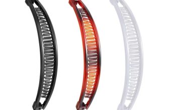 Classic FISH BANANA HAIR CLIP GRIP Slide Comb Hair Accessories Black Brown Uk