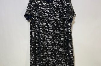 NEW J Crew Dress Womens 8 black gold heart shift preppy a line