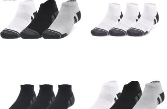 Under Armour Unisex Performance Tech 3 Pair Low Cut Socks Sports Training Socks
