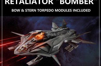 STAR CITIZEN – SHIP UPGRADE TO RETALIATOR BOMBER (BOW & STERN TORPEDO MODULES)