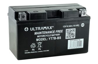 YT7B-BS Genuine ULTRAMAX Motorcycle Gokart Kart ATV Quad Buggy Battery With Acid