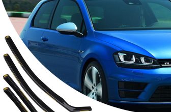 VW GOLF MK7 2012-2020 5 Door Hatchback Wind Deflectors 4pcs Tinted NEW