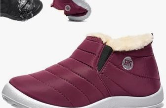 Men Women Comfort Memory Foam Faux Sherpa Lined Slipper Elastic Gores House Shoe