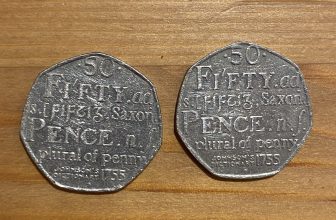 Rare Collector Johnson’s Dictionary 1755 Saxon 50p Fifty Pence Coin Job Lot