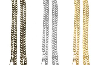 UK 65cm Vintage Metal Pocket Watch Chain Link with T Bar Hooks Coat Jeans Decor