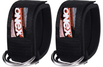 D-Ring Adjustable Wrist Ankle Strap Gym Cable Machine Attachment Fitness Cuffs