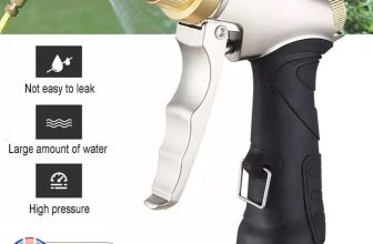 Garden Hose Spray Gun, 100% Heavy Duty Metal Water Gun Sprinkler High Pressure