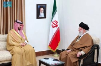 Saudi Defense Minister delivers King Salman’s letter to Iran’s Khamenei during their meeting in Tehran