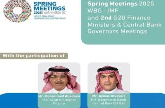 Al-Jadaan heads Saudi delegation attending WBG-IMF 2025 Spring Meetings