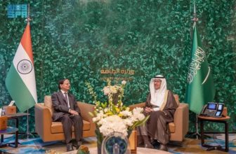 Energy minister meets Indian PM’s principal secretary and Egypt’s FM
 