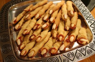 Scary finger cookies