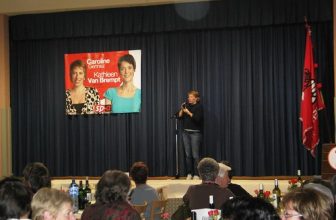 Caroline Gennez bij sp.a Ekeren