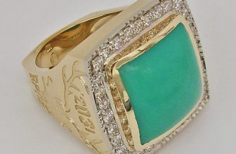 14K Hand Engraved BPOE Elks Past Exalted Ruler Ring / 1