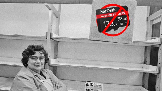 Image for article titled MicroSD Express Cards Are Selling Out Because Of The Switch 2