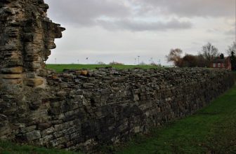 Castell y Fflint-Flint Castle, Flint, Flintshire, Wales.