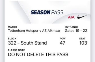 Spurs vs AZ Alkmaar Ticket