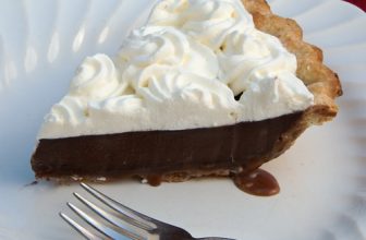 Caramel-Bottomed Guinness Chocolate Pie