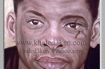 PORTRAIT DRAWING FOOTBALL STARS FRANCE KHALED3KEN LOUIS SAHA