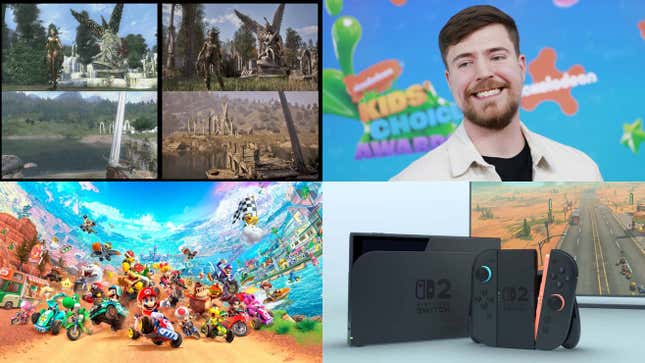 Image for article titled Oblivion Remake Screens Leak, Nintendo Shows Off Mario Kart World, And More Top Stories