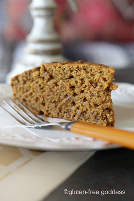 A slice of Gluten-Free Pumpkin Pie Bread without xanthan gum. So good.